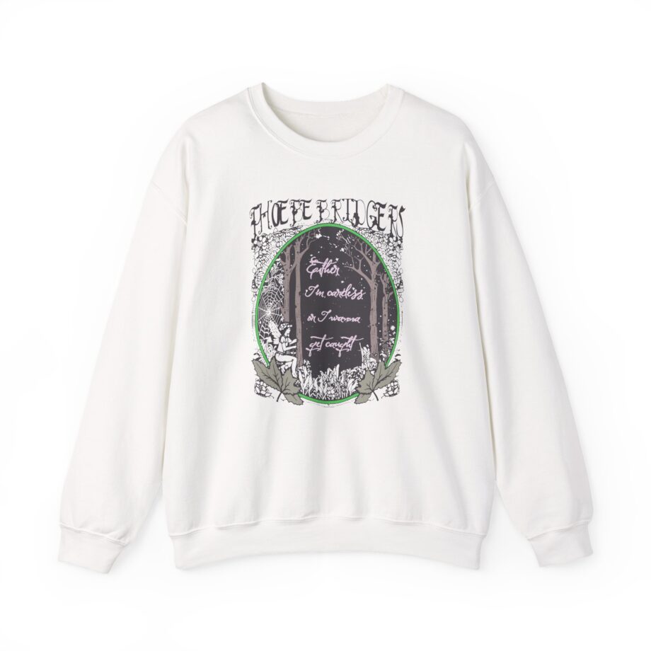 Phoebe Bridgers Ether Tin Cartels on I Wanna Get Caught Unisex Heavy Blend™ Crewneck Sweatshirt