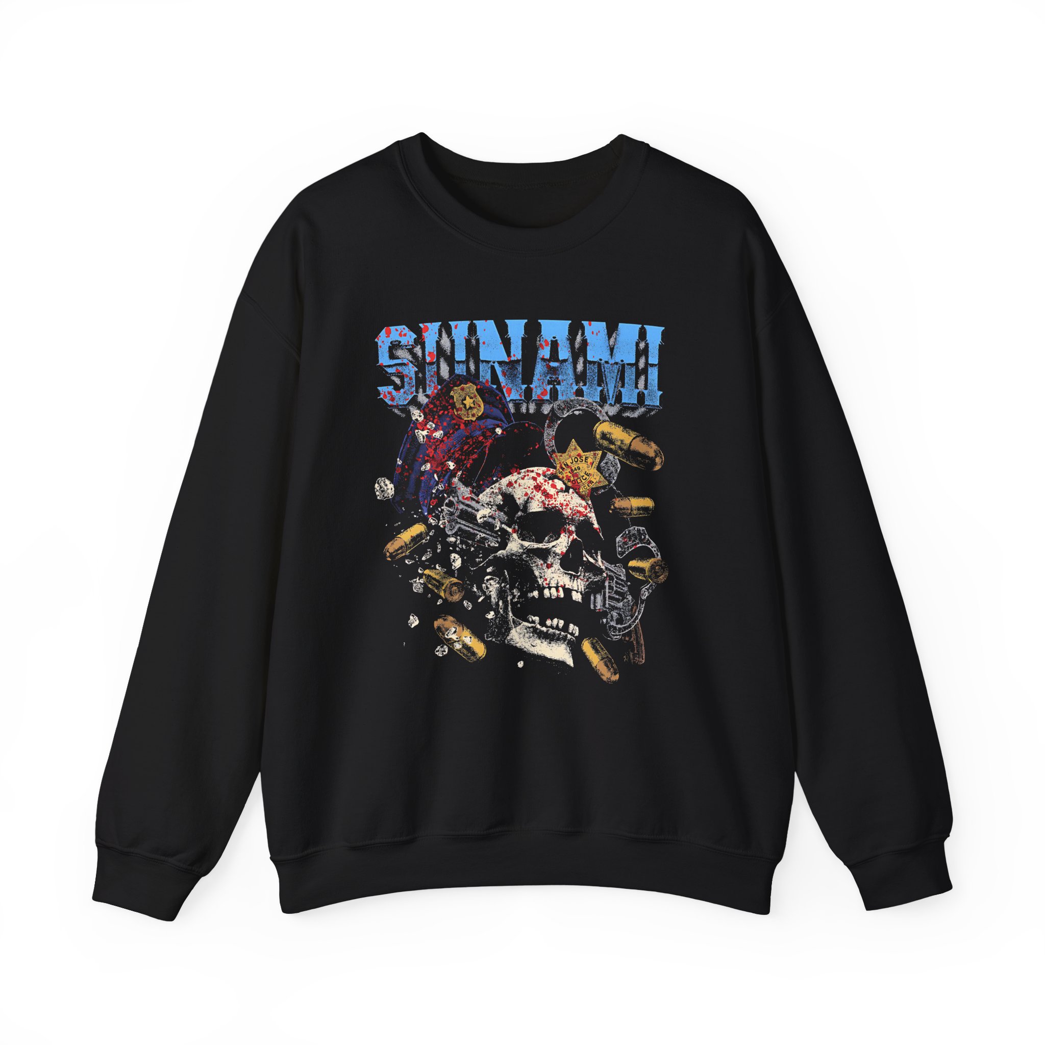 Sunami Skull Unisex Heavy Blendâ„¢ Crewneck Sweatshirt