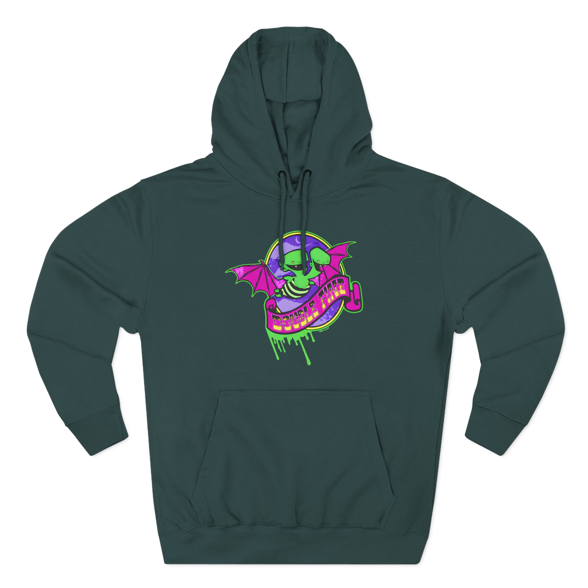 Double Fine Halloween Three-Panel Fleece Hoodie