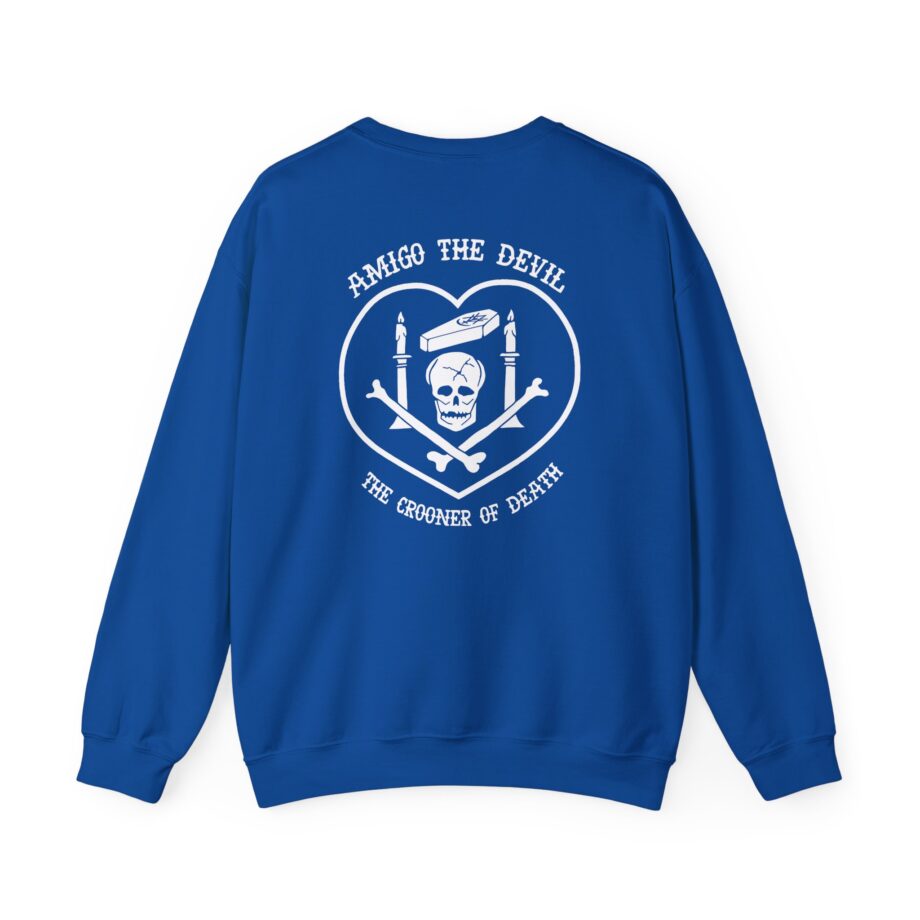 Amigo the Devil Born Against Unisex Heavy Blend™ Crewneck Sweatshirt