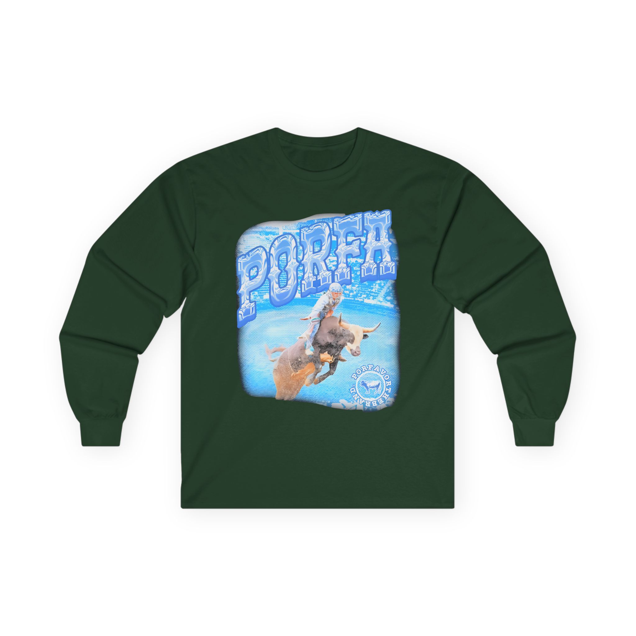 Porfa Rodeo Por Favor Unisex Ultra Cotton Long Sleeve Tee