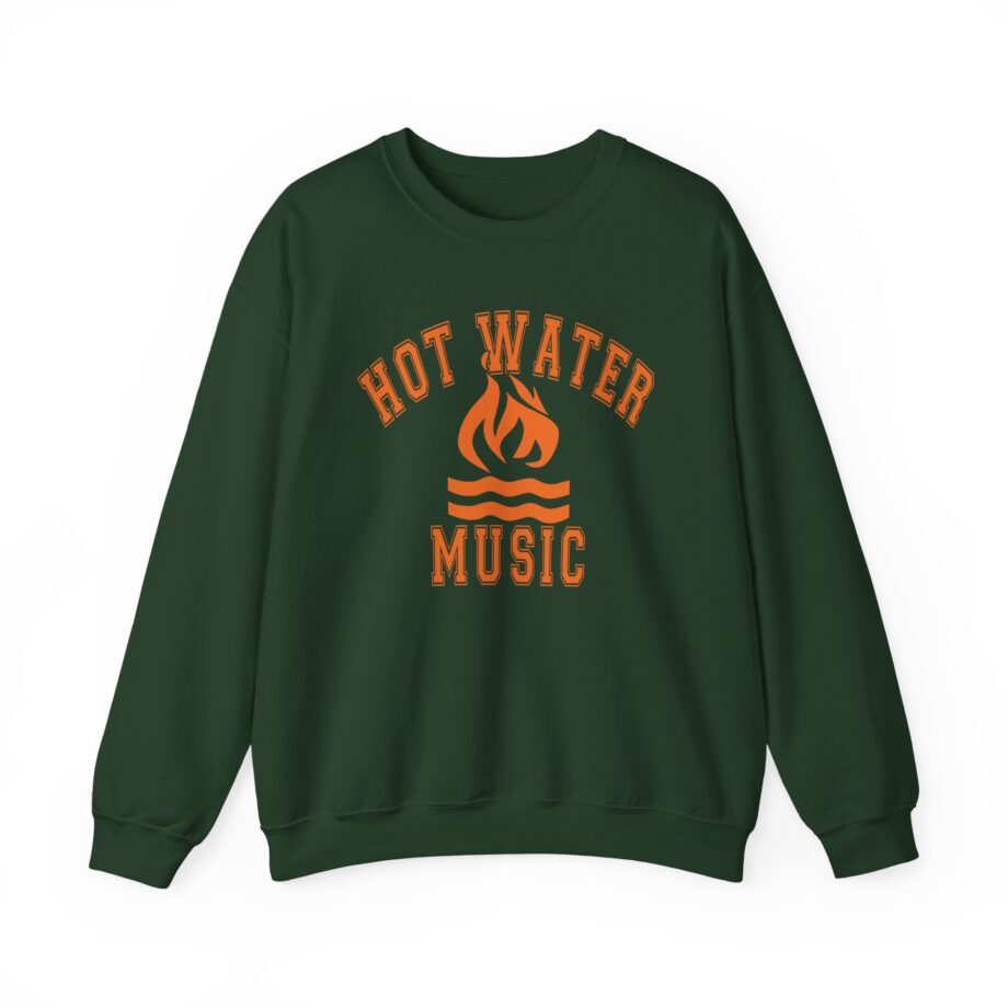 Hot Water Music College Flame Unisex Heavy Blend™ Crewneck Sweatshirt