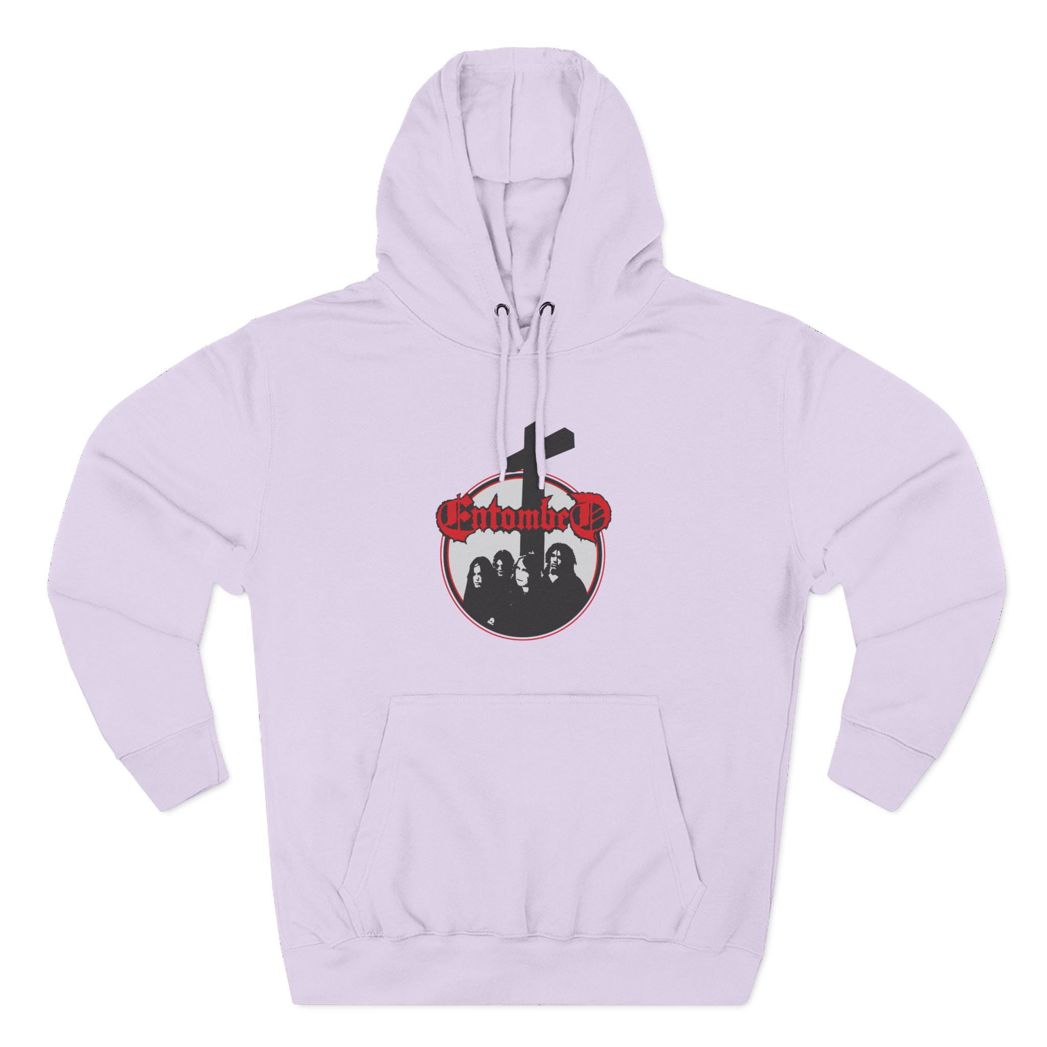 Entombed 3/4 Baseball Left Hand Three-Panel Fleece Hoodie