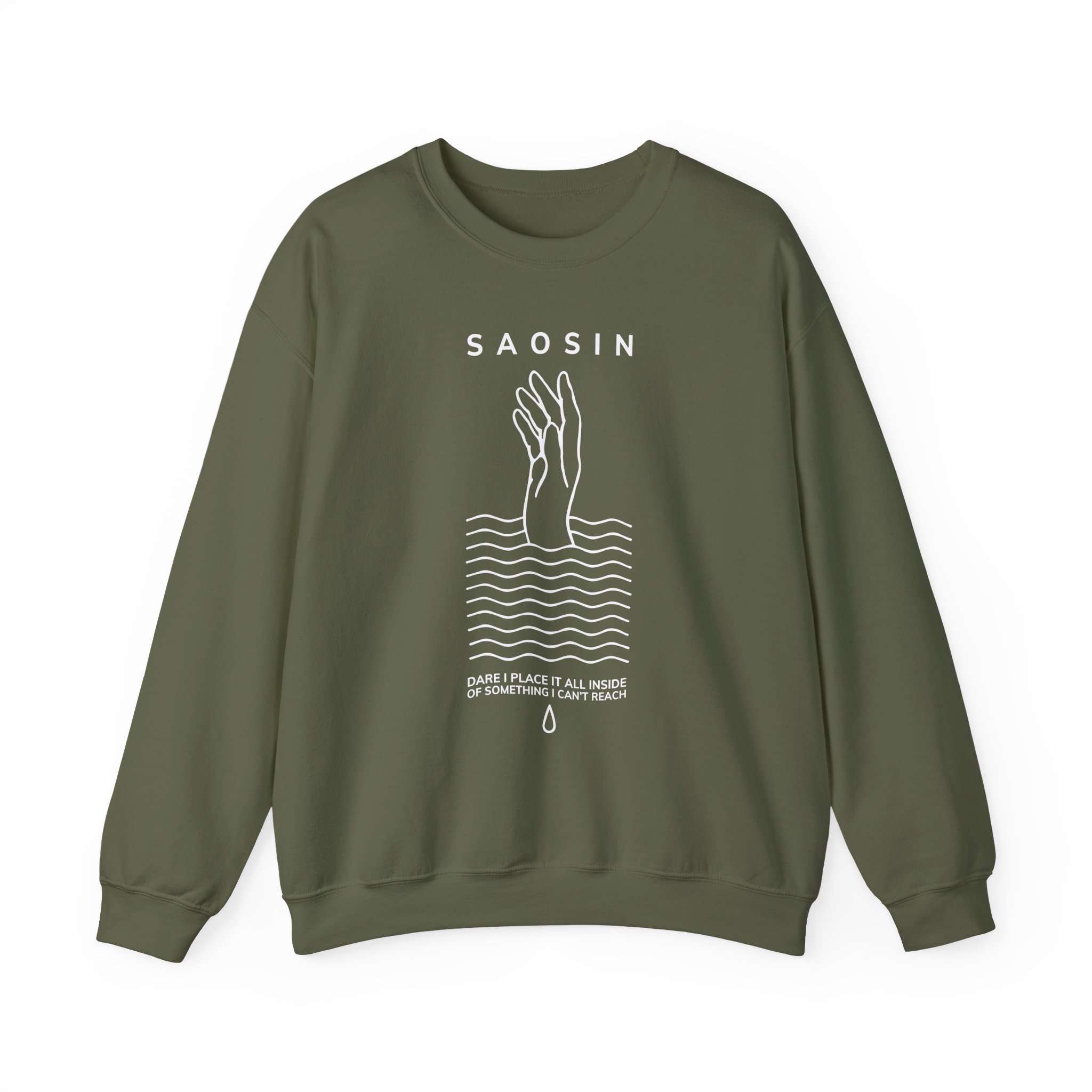 Saosin Illusion & Control Lyric Unisex Heavy Blendâ„¢ Crewneck Sweatshirt