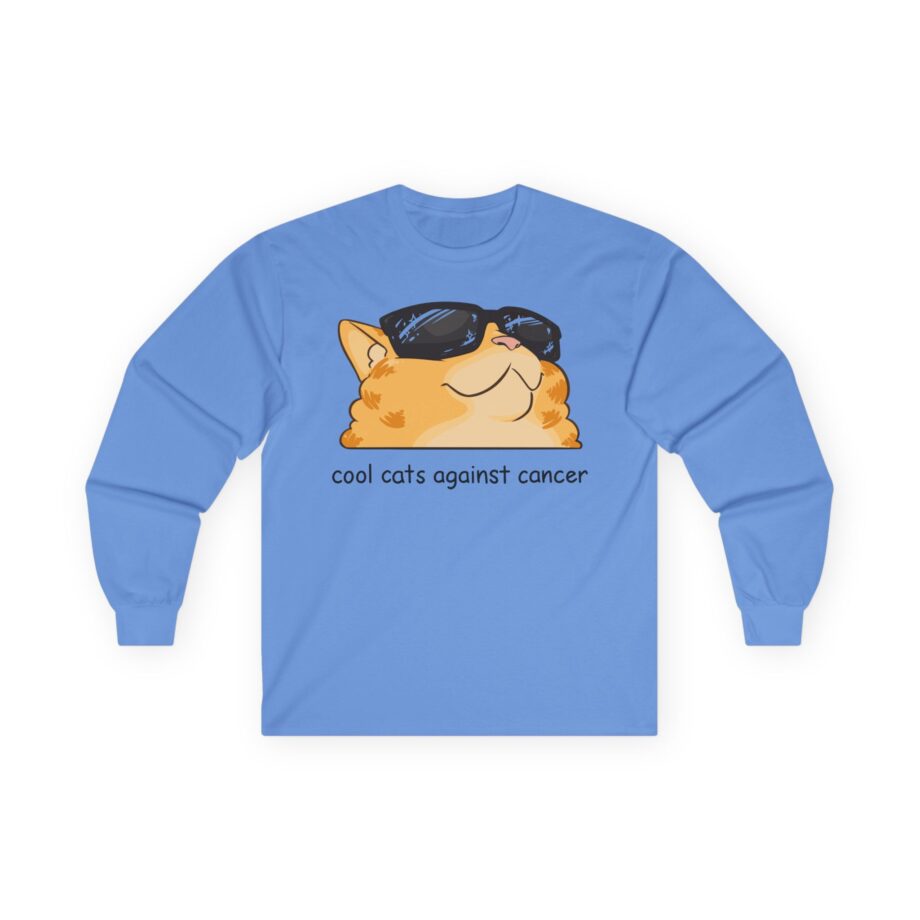 Lilsimsie cool cats against cancer Unisex Ultra Cotton Long Sleeve Tee