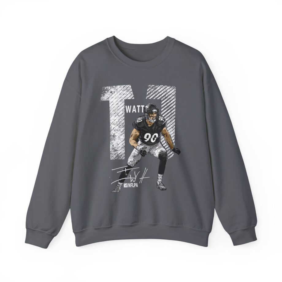 Tj Watt Mega Bold Unisex Heavy Blend™ Crewneck Sweatshirt