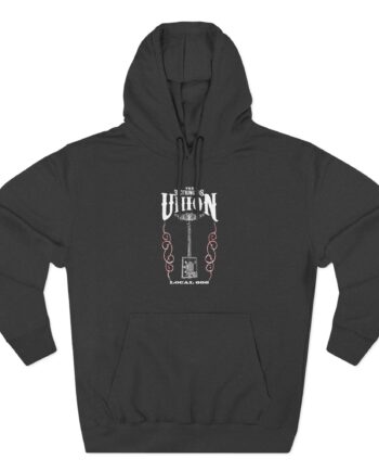 Seasick Steve Cigar Box Guitar 3 Stringers Three-Panel Fleece Hoodie