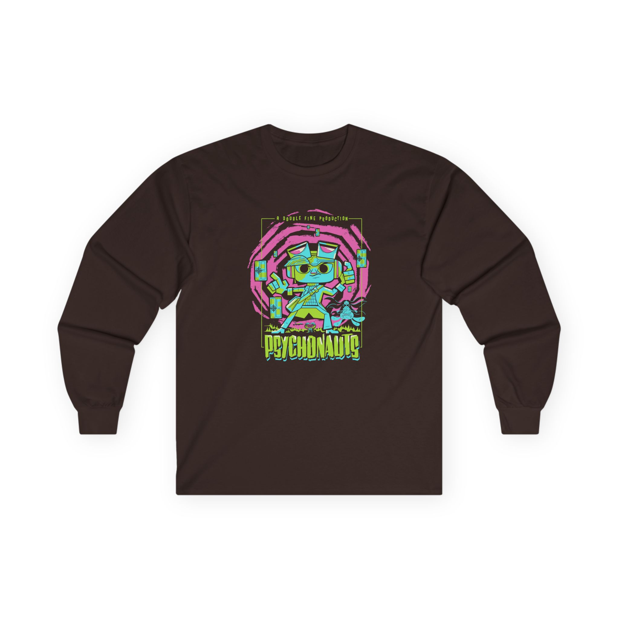 Double Fine Psychic Mystery Unisex Ultra Cotton Long Sleeve Tee