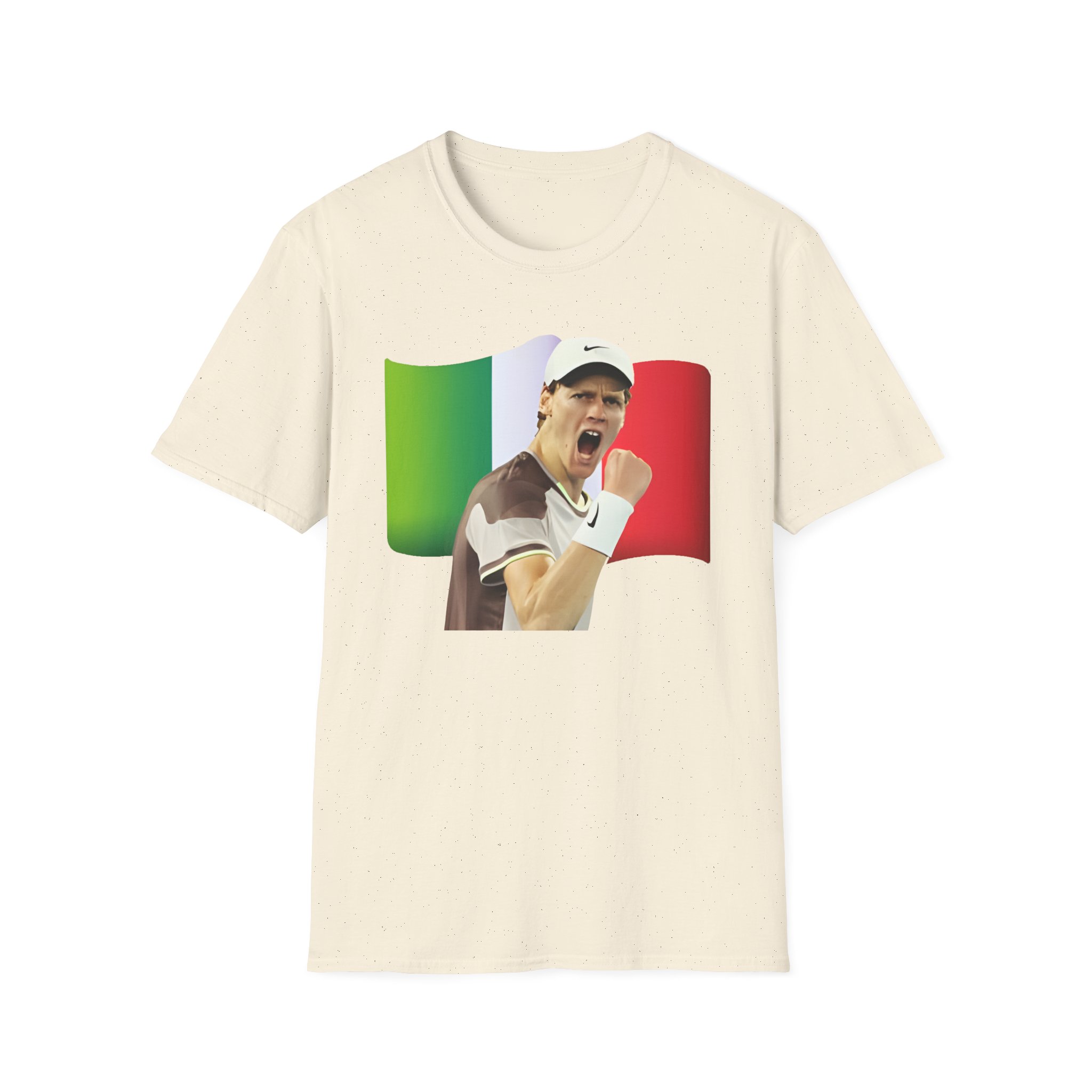 Jannik Sinner Italian Tennis Star Fan Unisex Softstyle T-Shirt