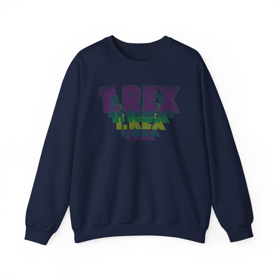 T Rex Stacked Logo Unisex Heavy Blend™ Crewneck Sweatshirt