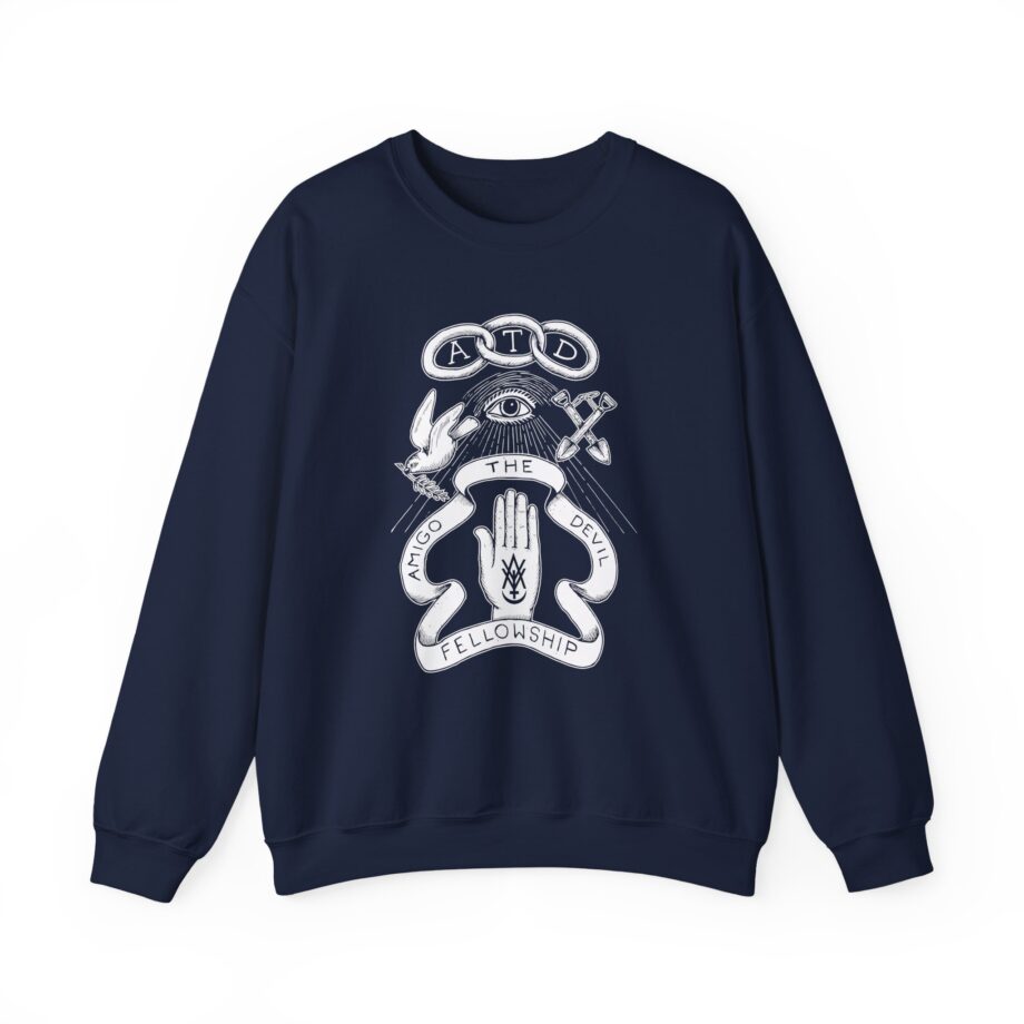 Amigo the Devil  Fellowship Unisex Heavy Blend™ Crewneck Sweatshirt