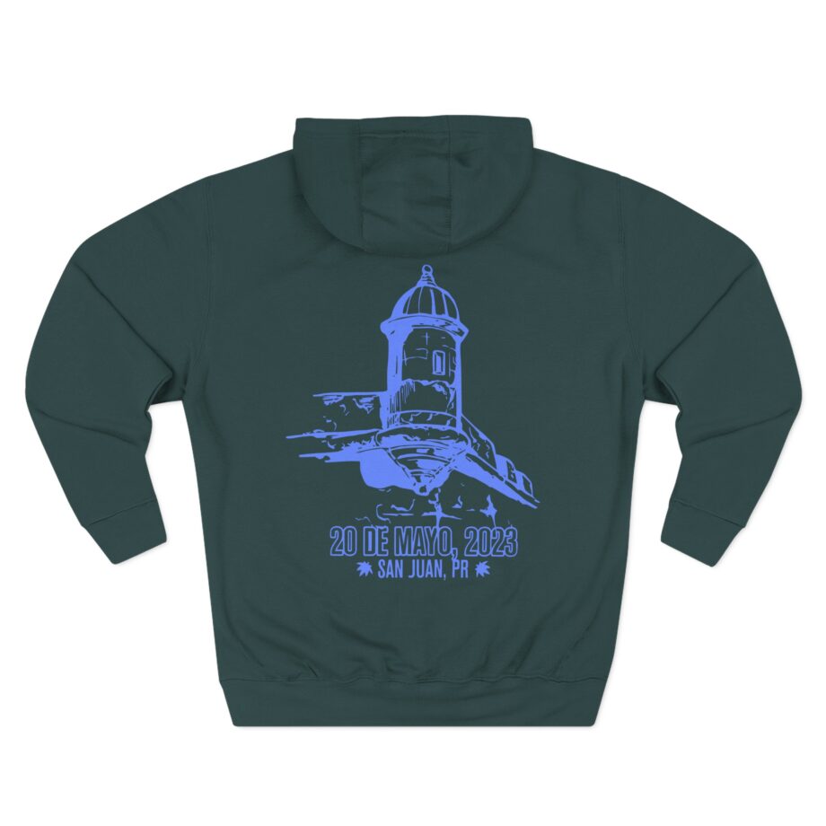 Eladio Carrion Puerto Rico Three-Panel Fleece Hoodie
