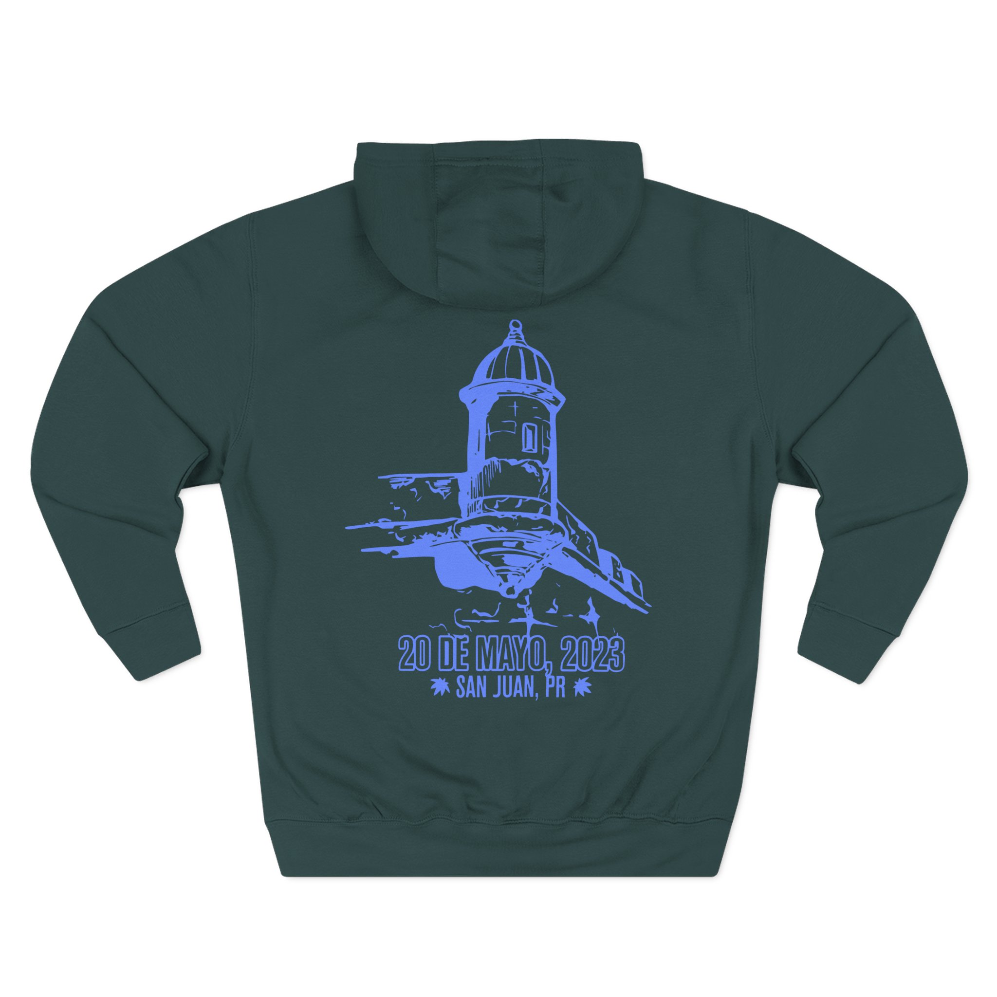 Eladio Carrion Puerto Rico Three-Panel Fleece Hoodie