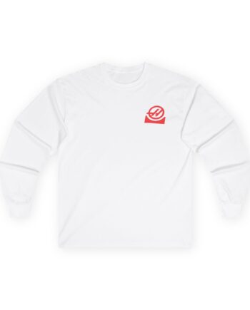 Haas F1 Color Block Unisex Ultra Cotton Long Sleeve Tee