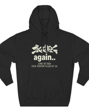 Skrillex Fred Again Civic Center Three-Panel Fleece Hoodie