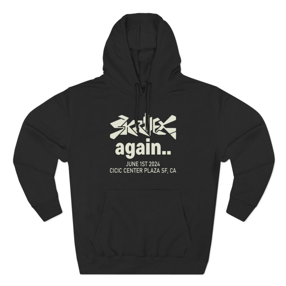 Skrillex Fred Again Civic Center Three-Panel Fleece Hoodie