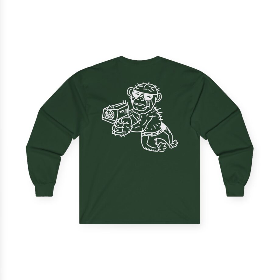 Spoonkid Detective Monke Unisex Ultra Cotton Long Sleeve Tee