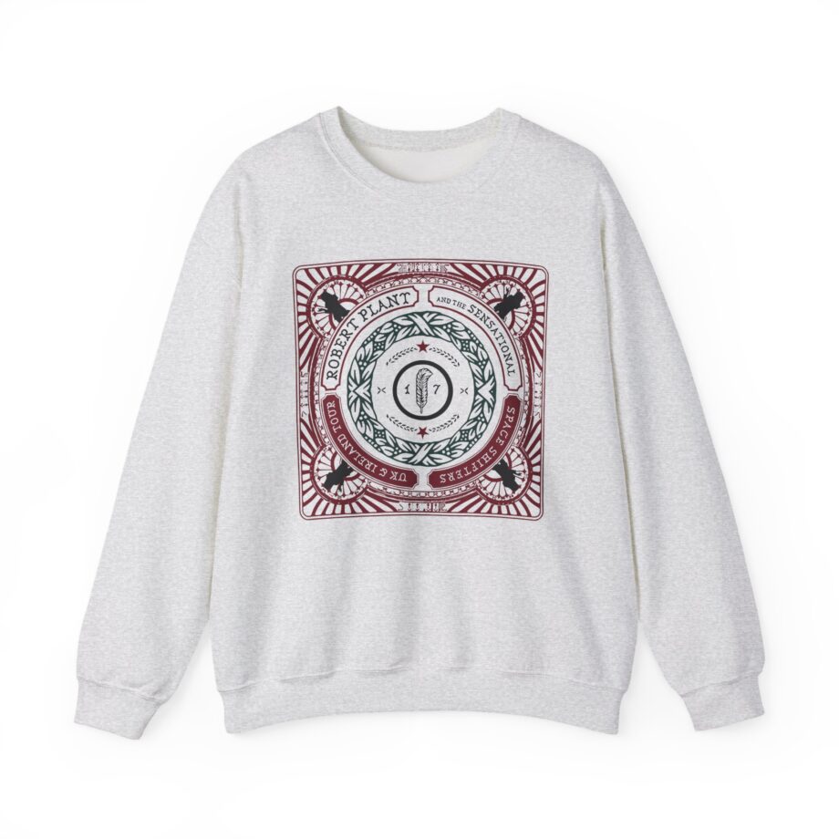 Robert Plant Retrographic Unisex Heavy Blend™ Crewneck Sweatshirt