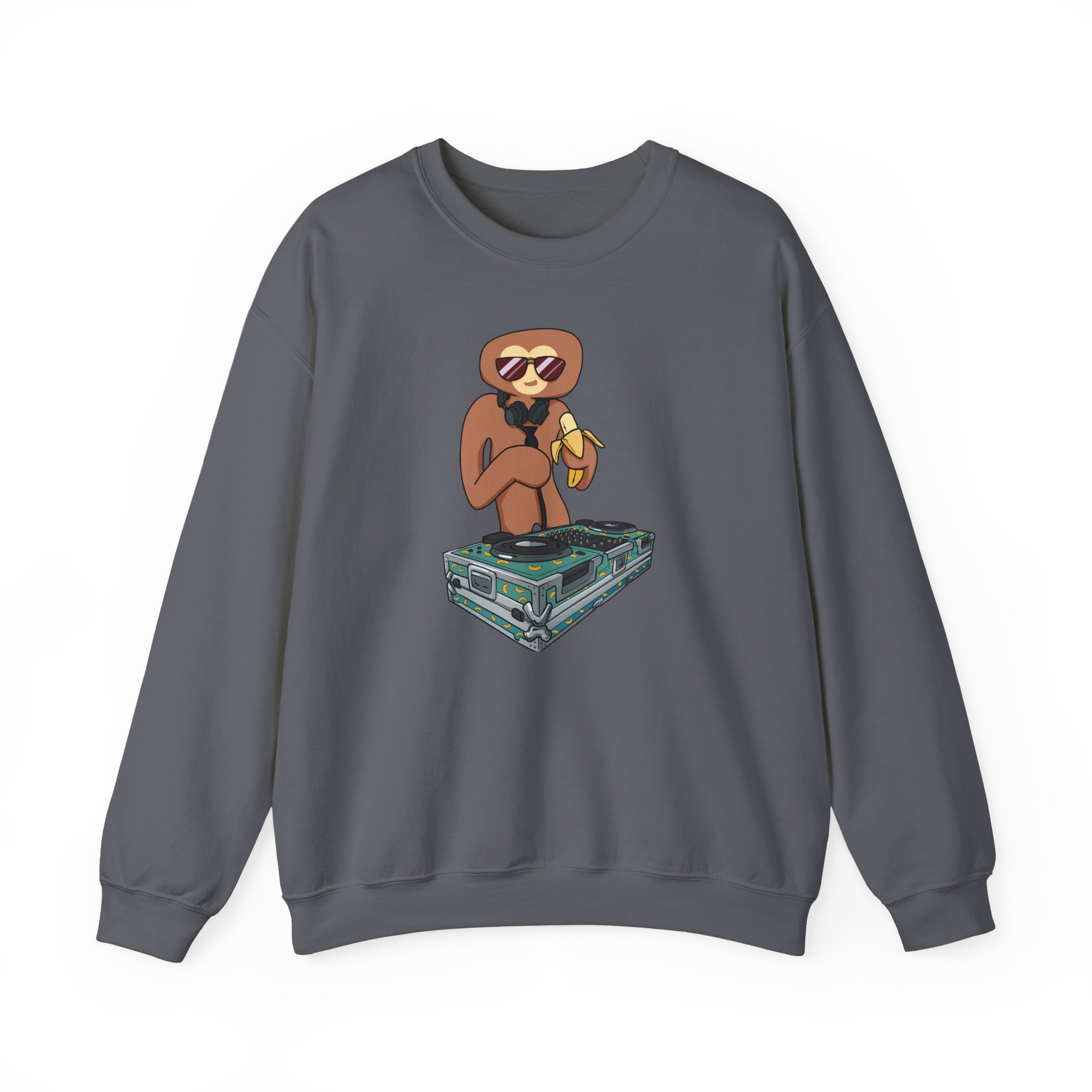 Spoonkid Dj Monke Unisex Heavy Blendâ„¢ Crewneck Sweatshirt