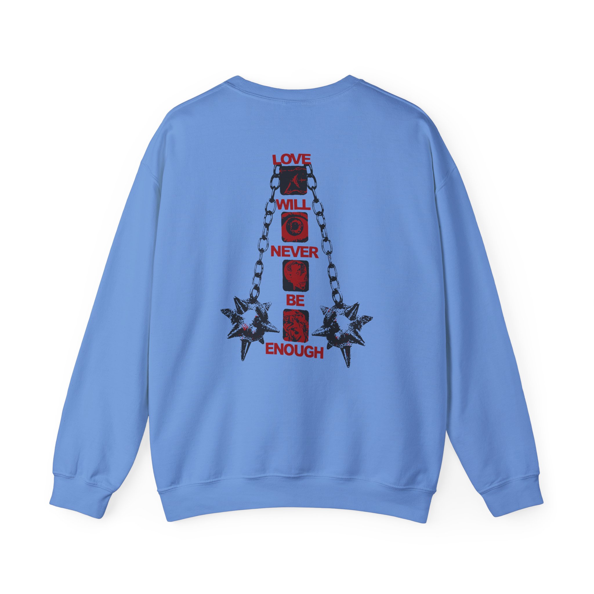 Kublai Khan - Never Enough Sportsgrey Unisex Heavy Blendâ„¢ Crewneck Sweatshirt