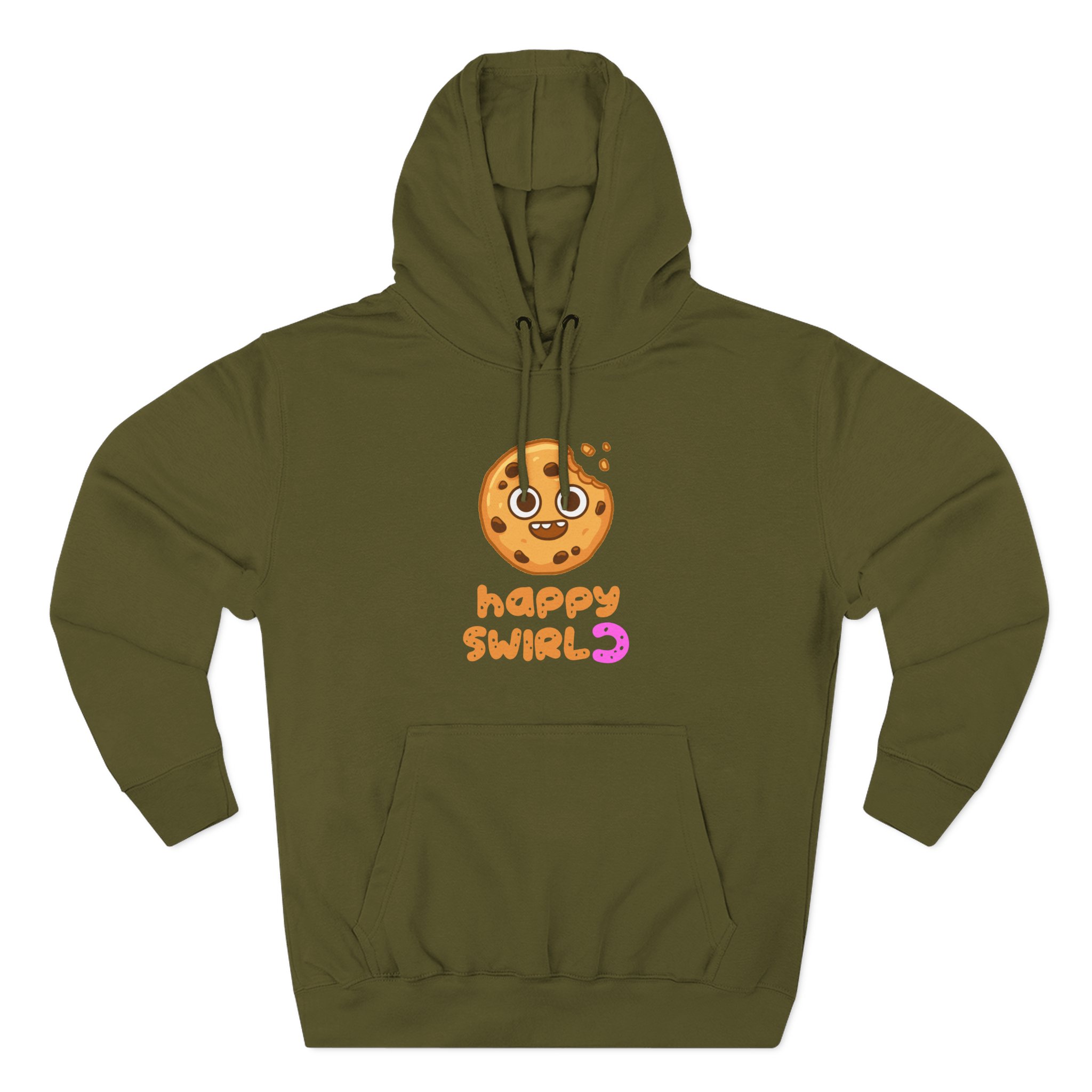 Cookieswirlc Three-Panel Fleece Hoodie