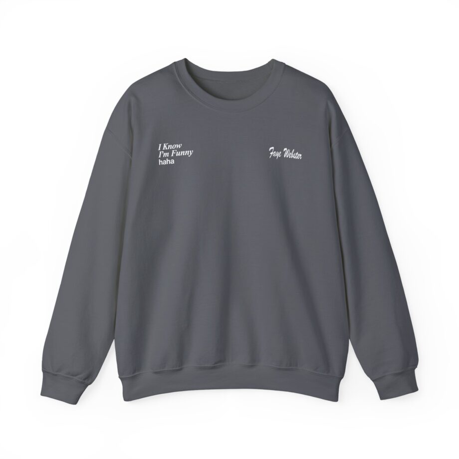 Faye Webster I Know I'm Funny Haha Unisex Heavy Blend™ Crewneck Sweatshirt