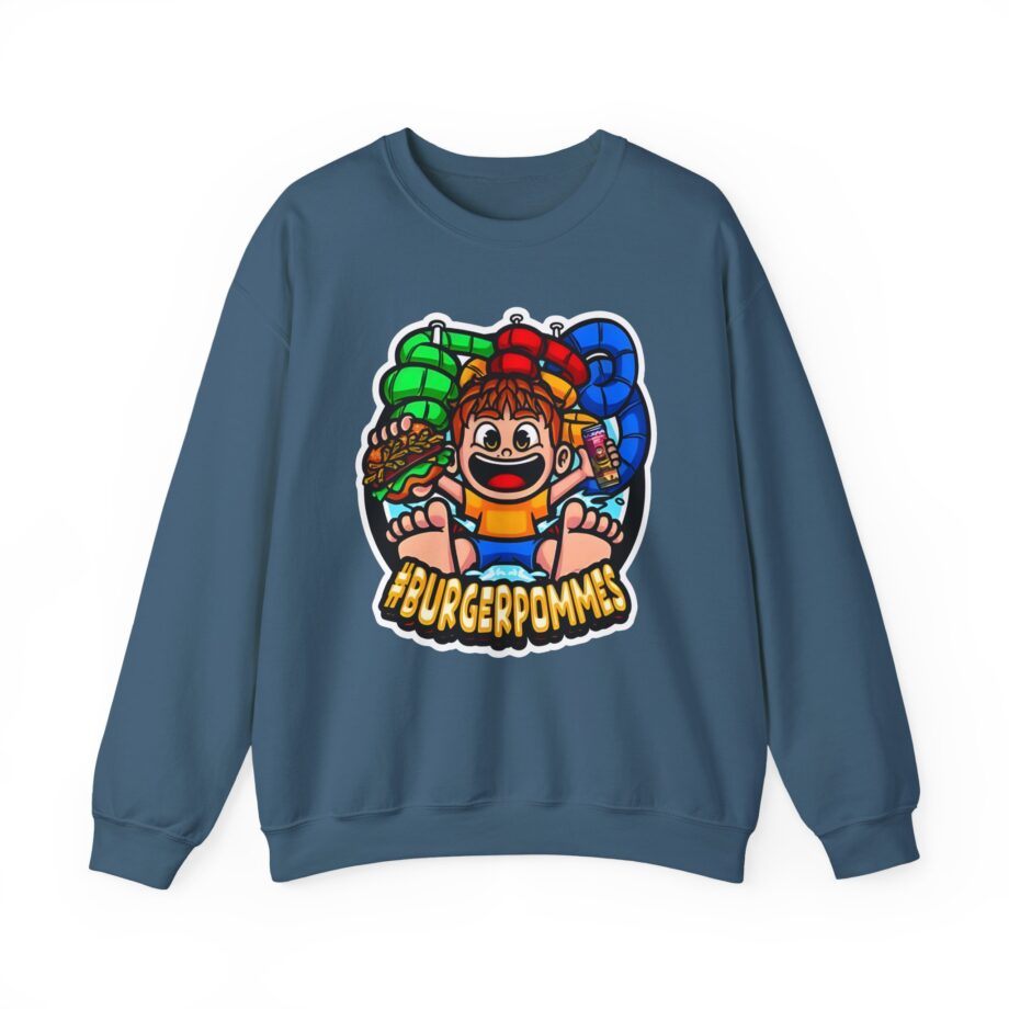 Burger Pommes Unisex Heavy Blend™ Crewneck Sweatshirt