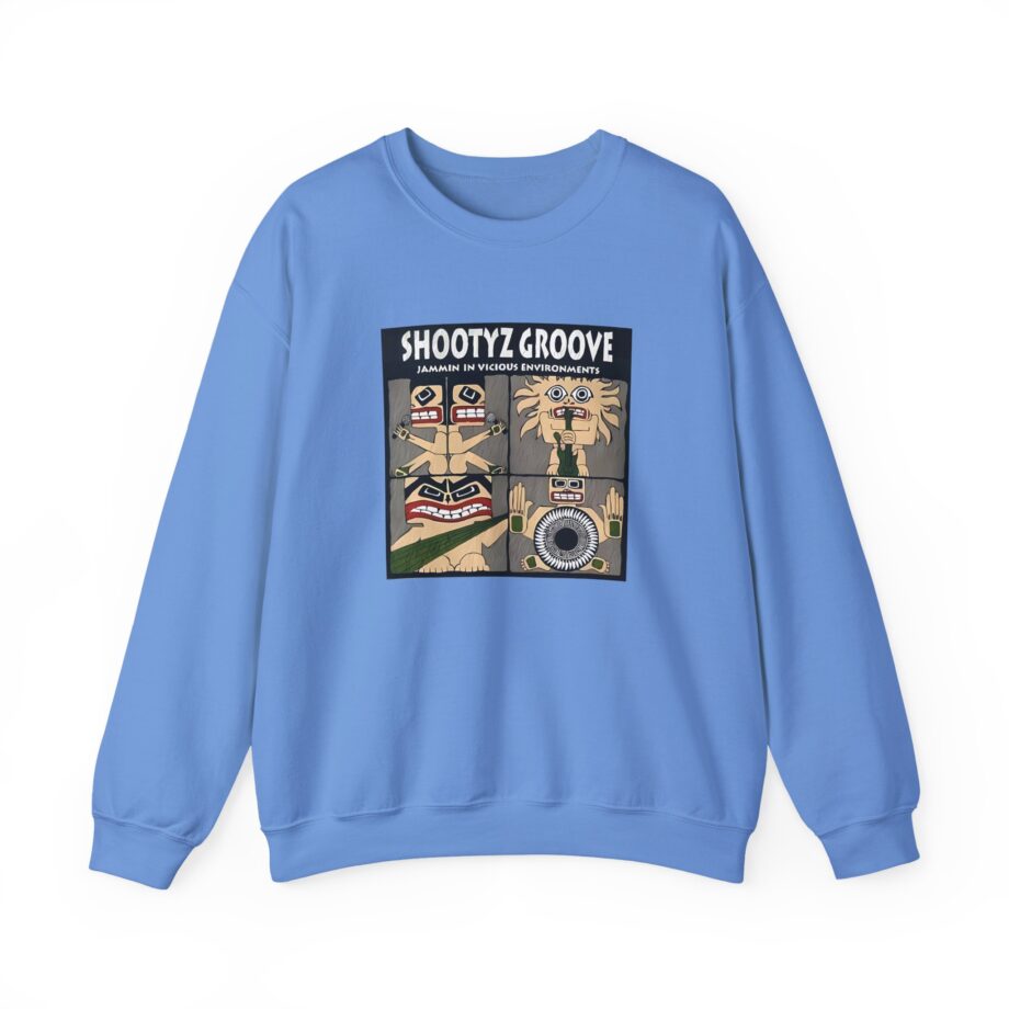 Shootyz Groove Jammin in Vicious Environments Album Cover Unisex Heavy Blend™ Crewneck Sweatshirt