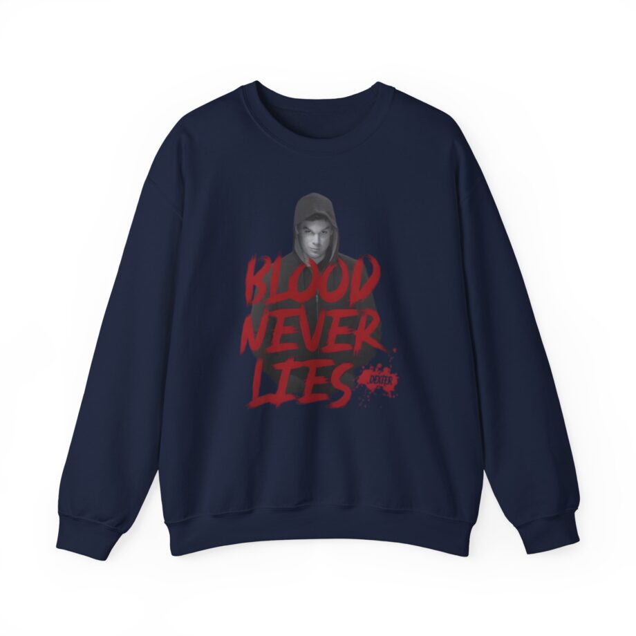 Dexter Blood Never Lies Unisex Heavy Blend™ Crewneck Sweatshirt