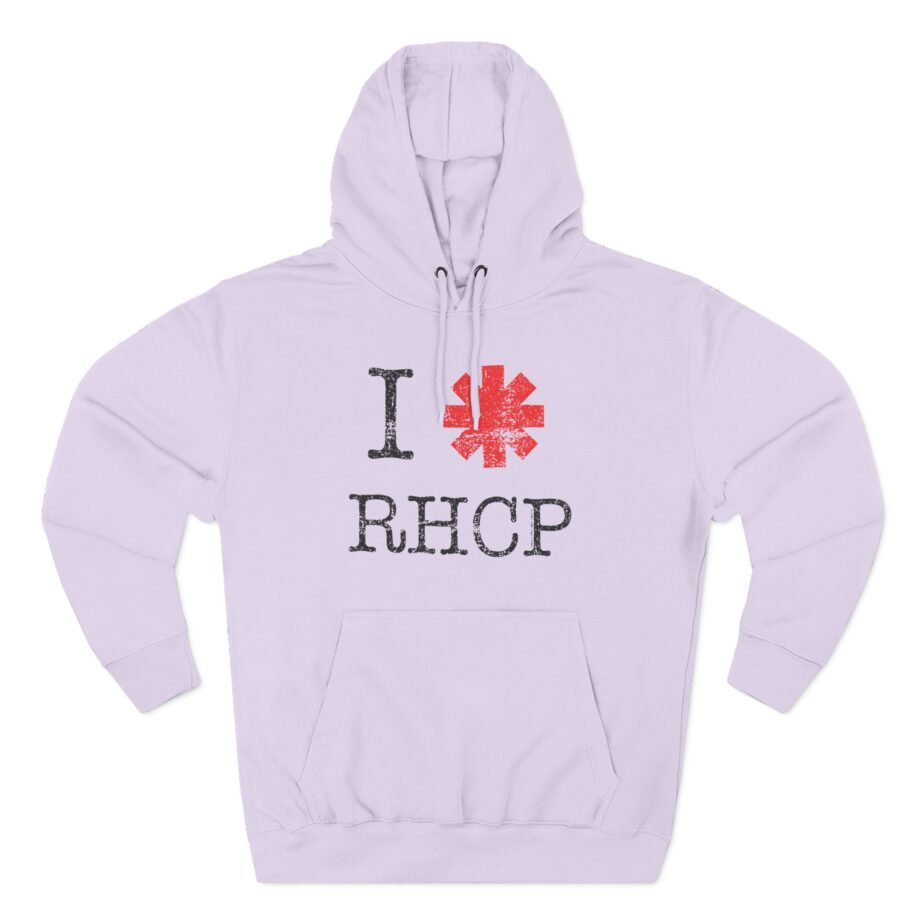 Red Hot Chili Peppers I Heart Rhcp Three-Panel Fleece Hoodie