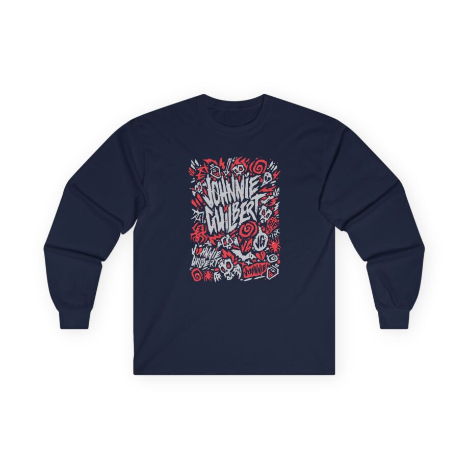 Jake & Johnnie Red Johnnie Guilbert Logo Unisex Ultra Cotton Long Sleeve Tee