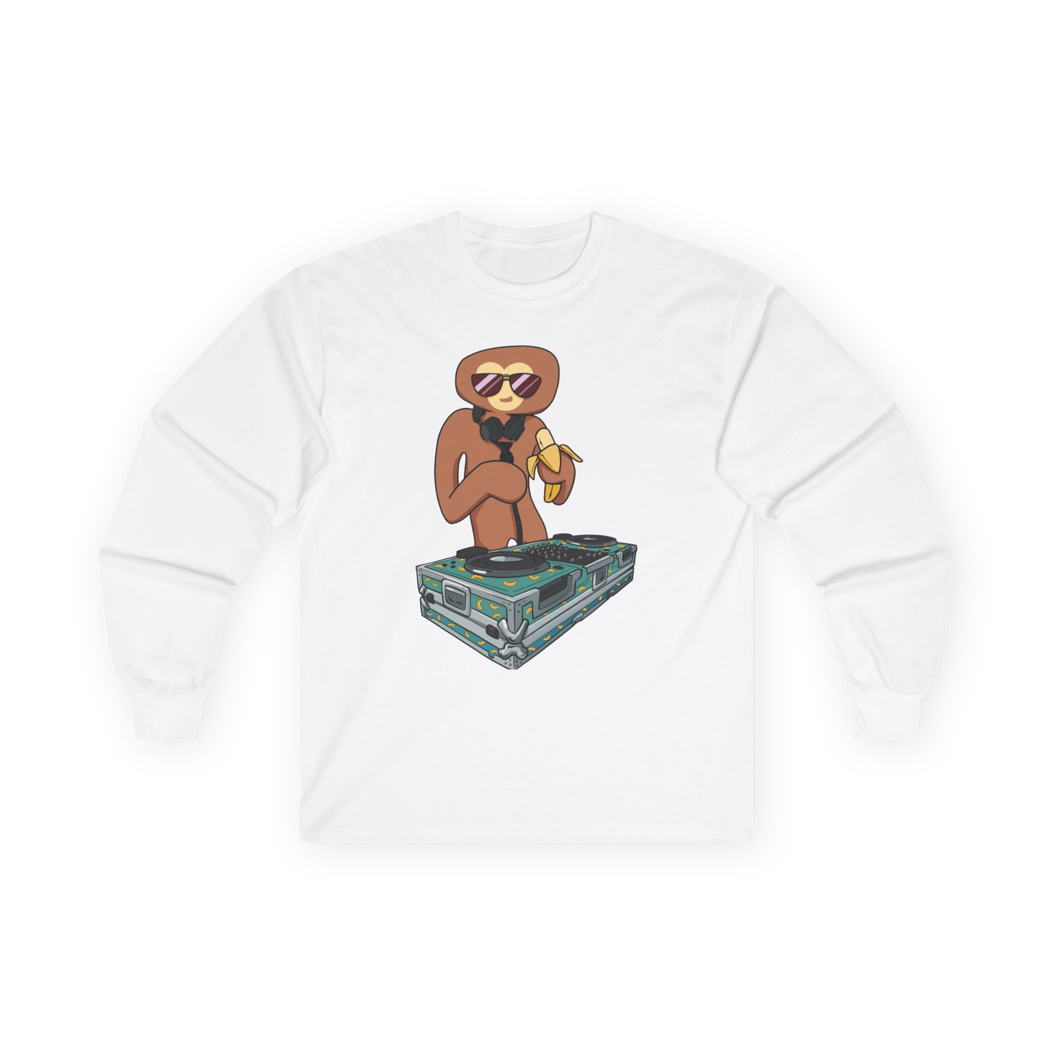 Spoonkid Dj Monke Unisex Ultra Cotton Long Sleeve Tee