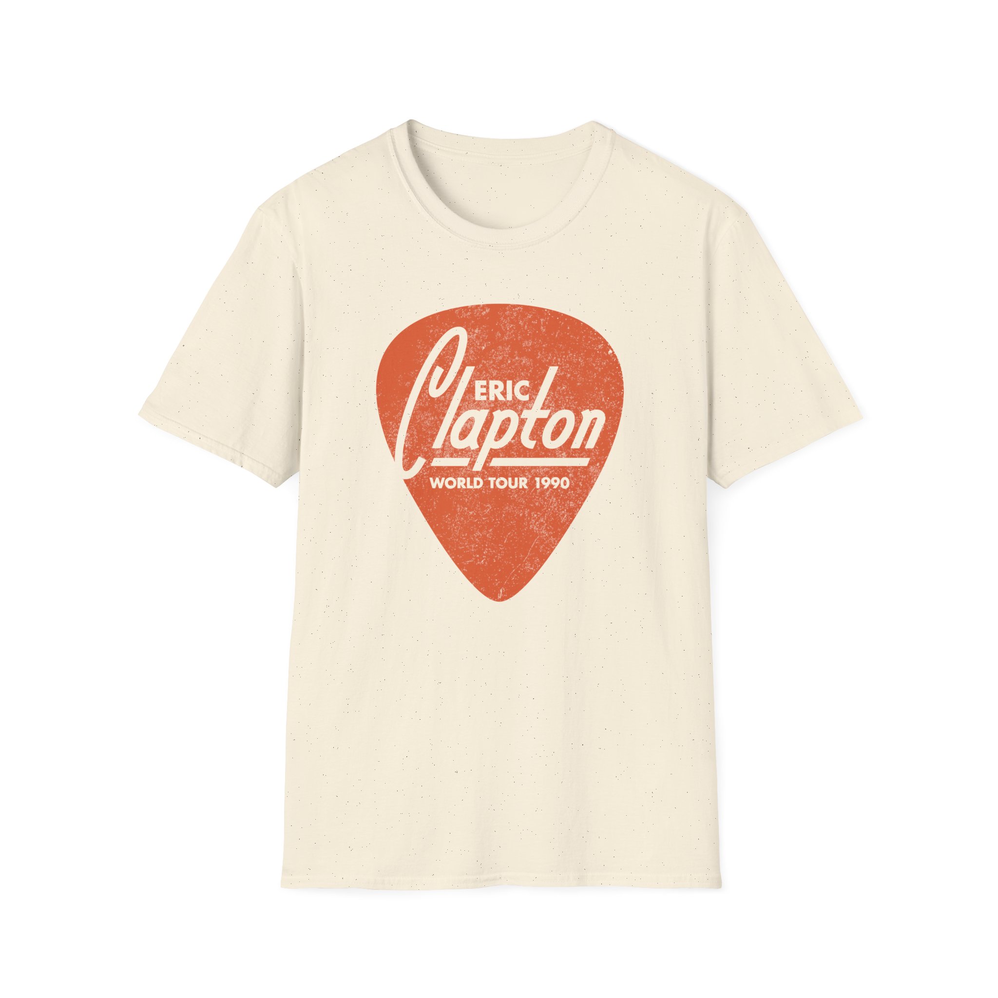 Eric Clapton Guitar Pick Unisex Softstyle T-Shirt