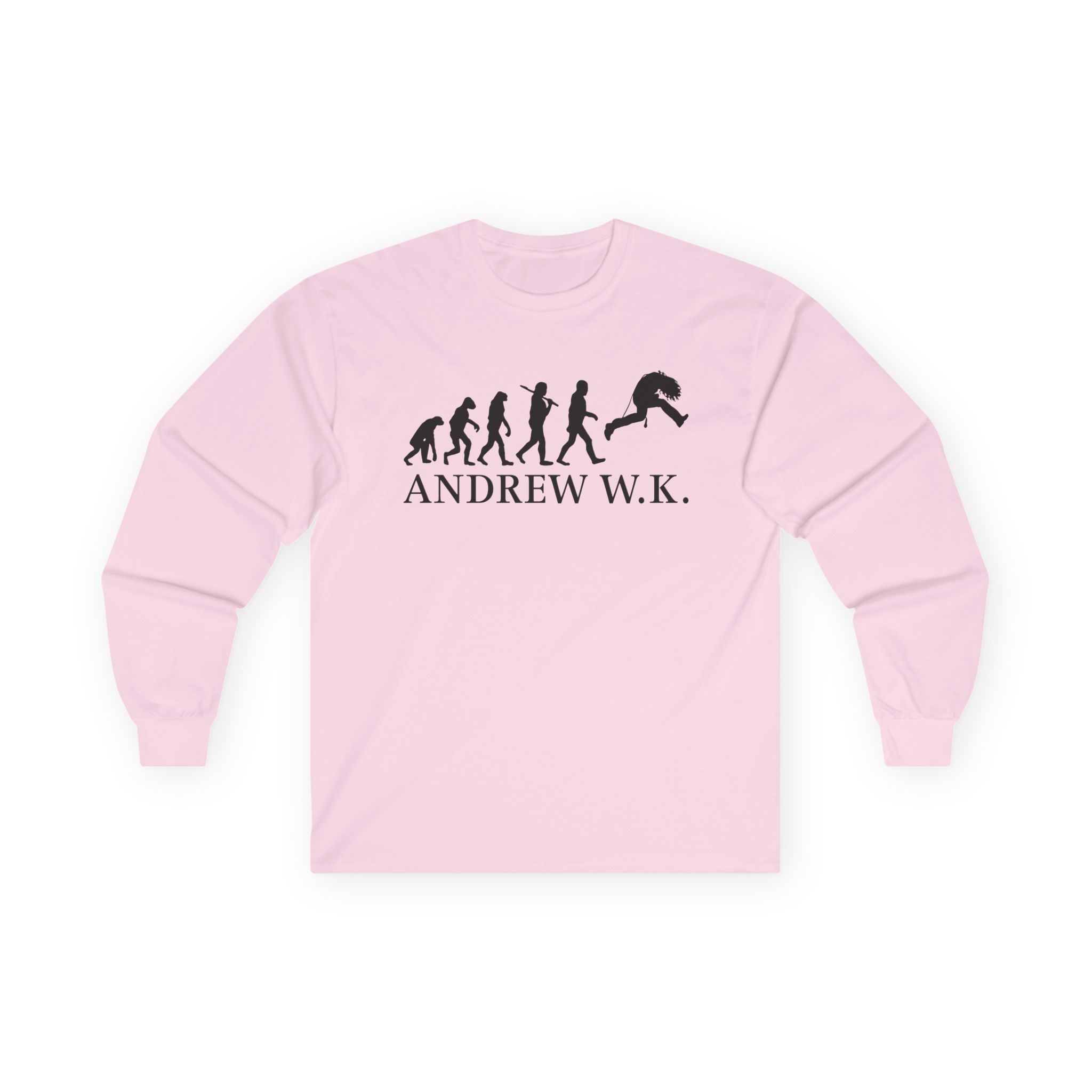 Andrew Wk Evolution of Partying Unisex Ultra Cotton Long Sleeve Tee