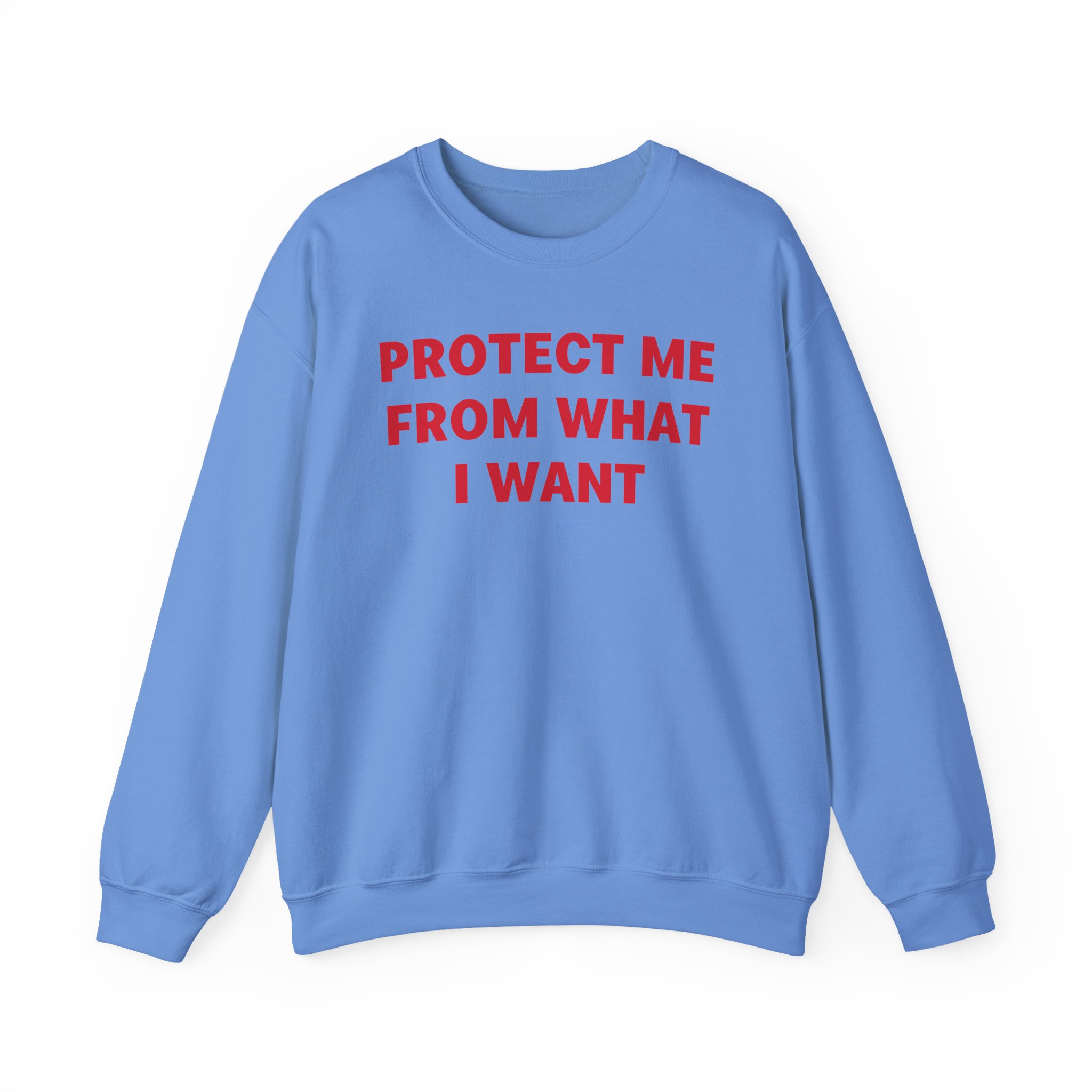 Jenny Holzer Protect Me From What I Want Unisex Heavy Blendâ„¢ Crewneck Sweatshirt