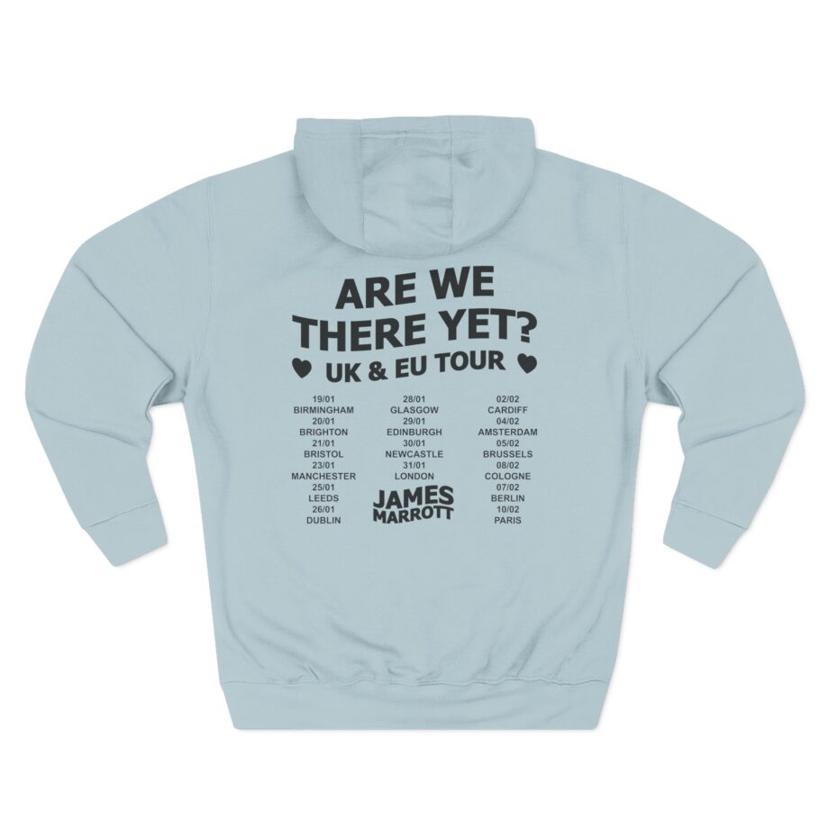 James Marriott 2024 Tour Logo Three-Panel Fleece Hoodie