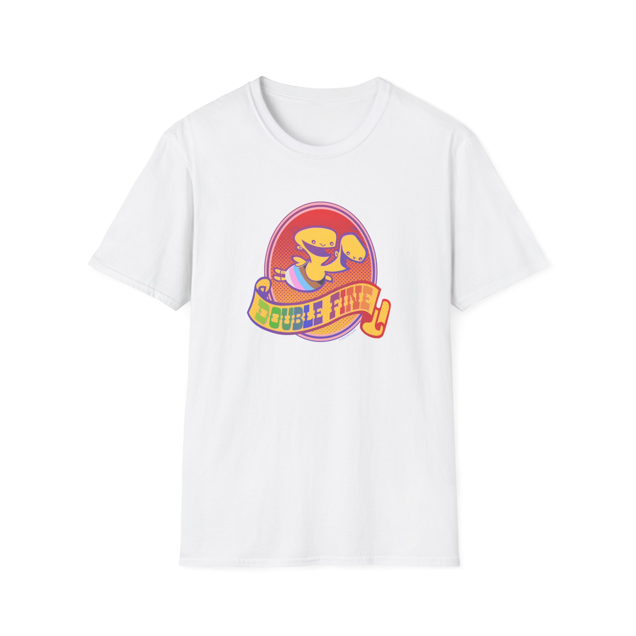 Double Fine Pride Unisex Softstyle T-Shirt