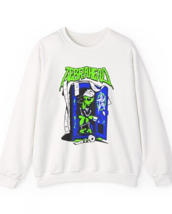 Zebrahead White ZH Coffee break Unisex Heavy Blend™ Crewneck Sweatshirt