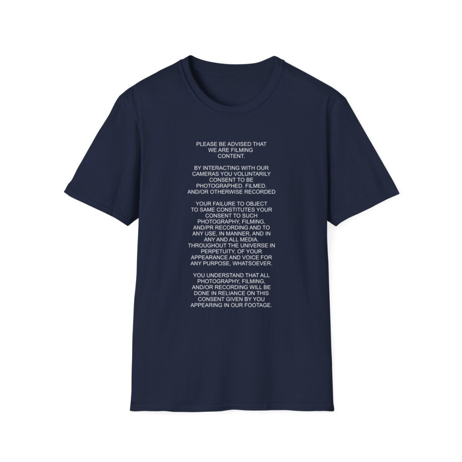 Nekrogoblikon We Are Filming Content Unisex Softstyle T-Shirt