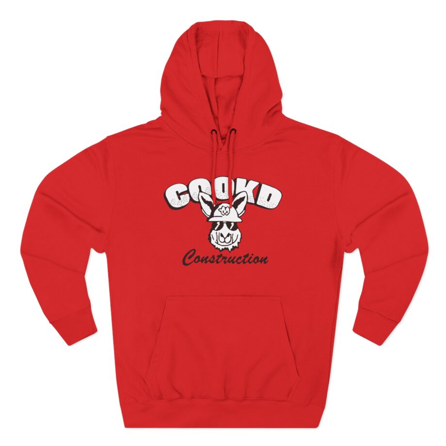 Lazarbeam Cookd Construction Three-Panel Fleece Hoodie