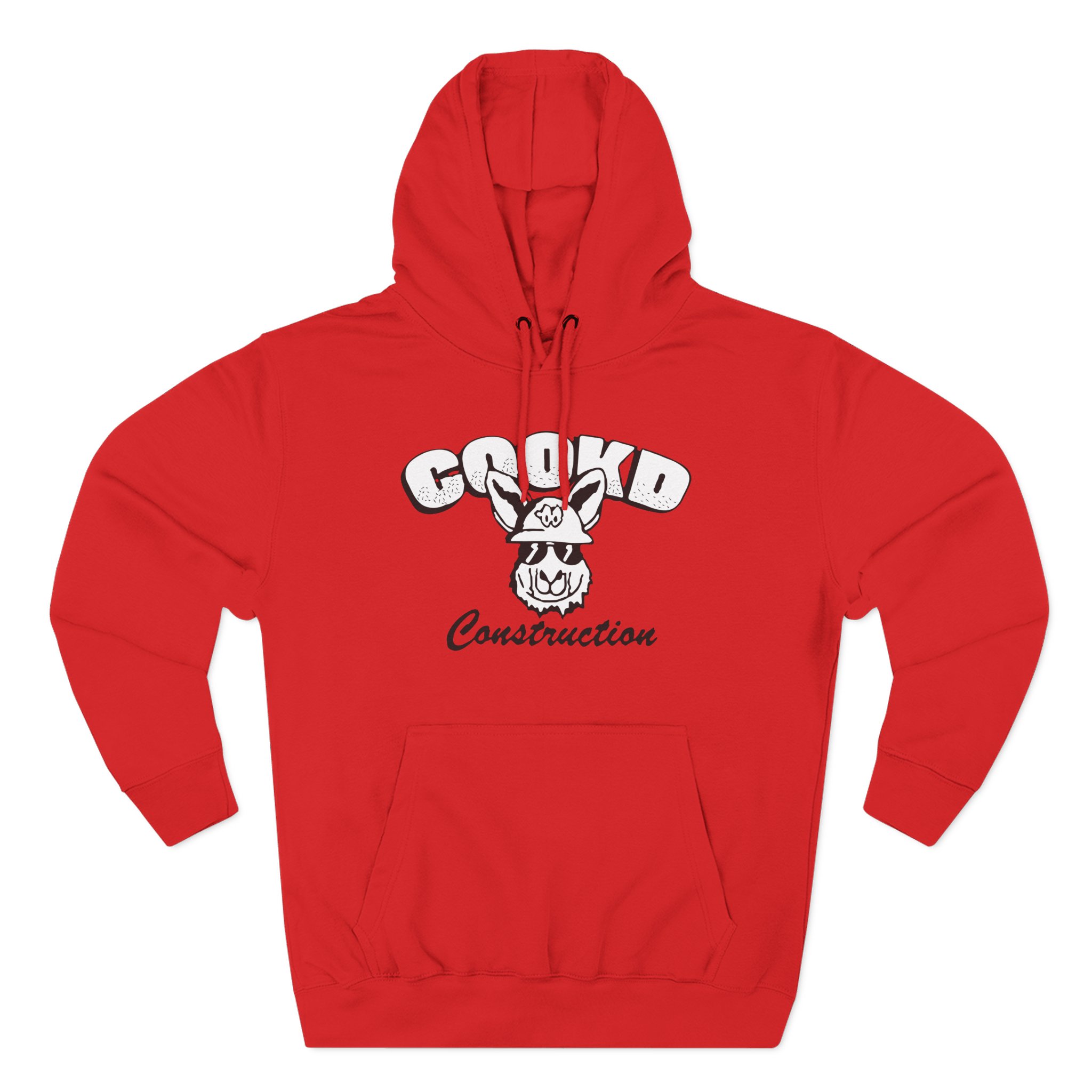 Lazarbeam Cookd Construction Three-Panel Fleece Hoodie