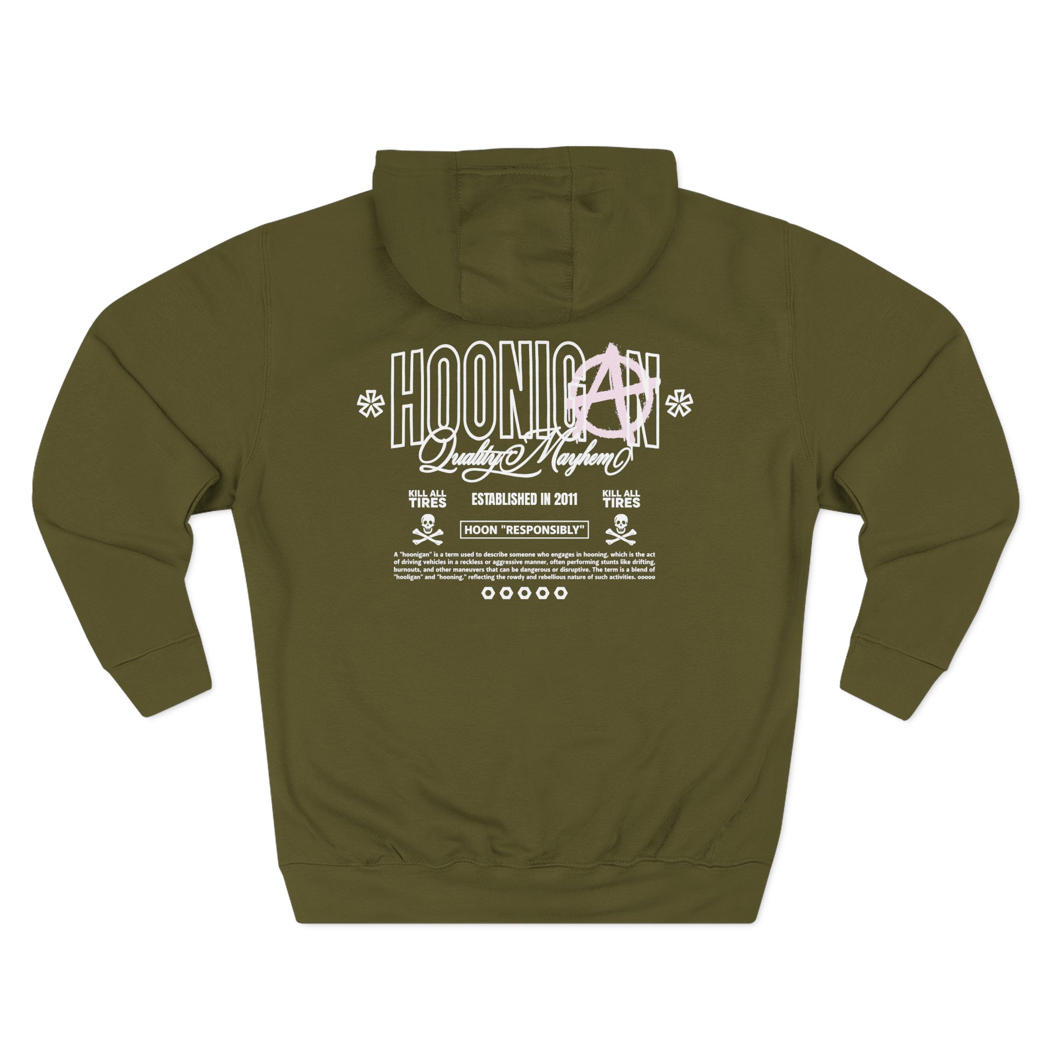 Ken Block Hoonigan Hoonarchy Three-Panel Fleece Hoodie