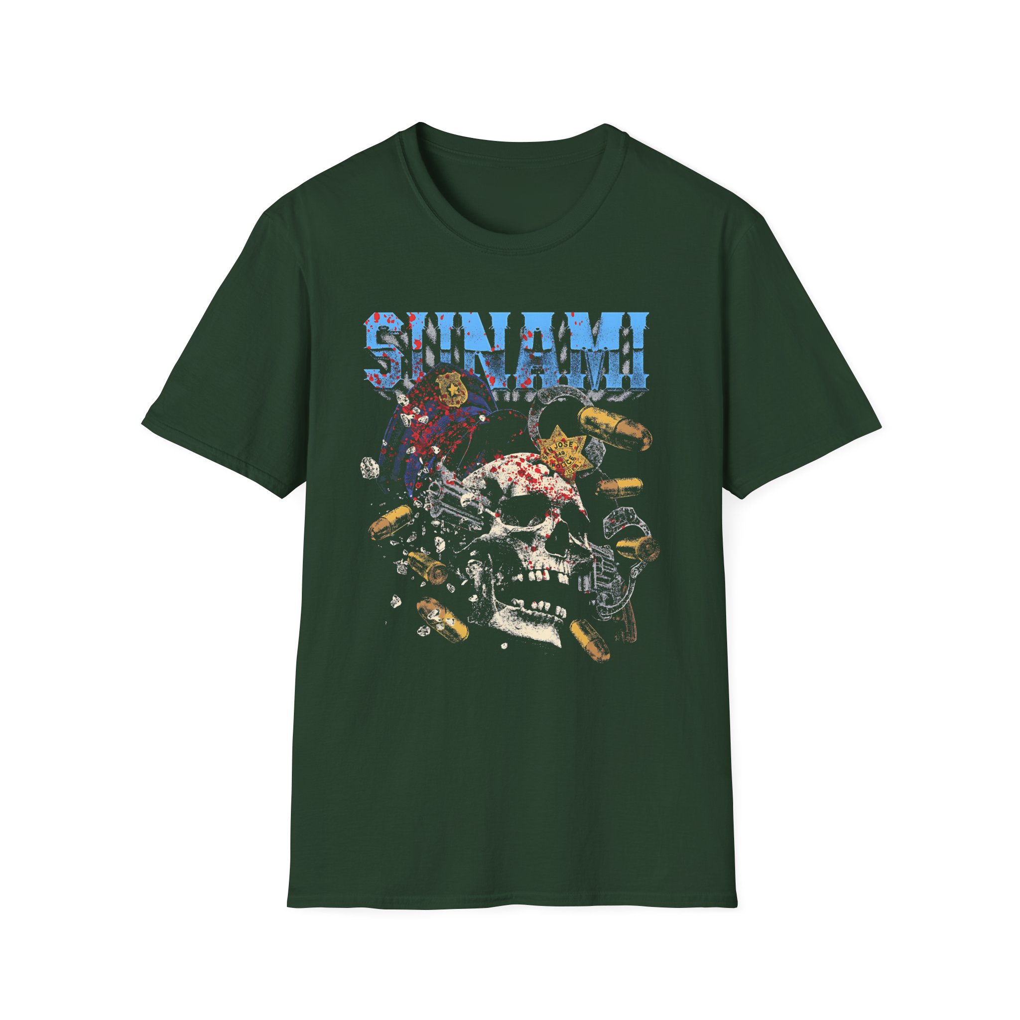 Sunami Skull Unisex Softstyle T-Shirt
