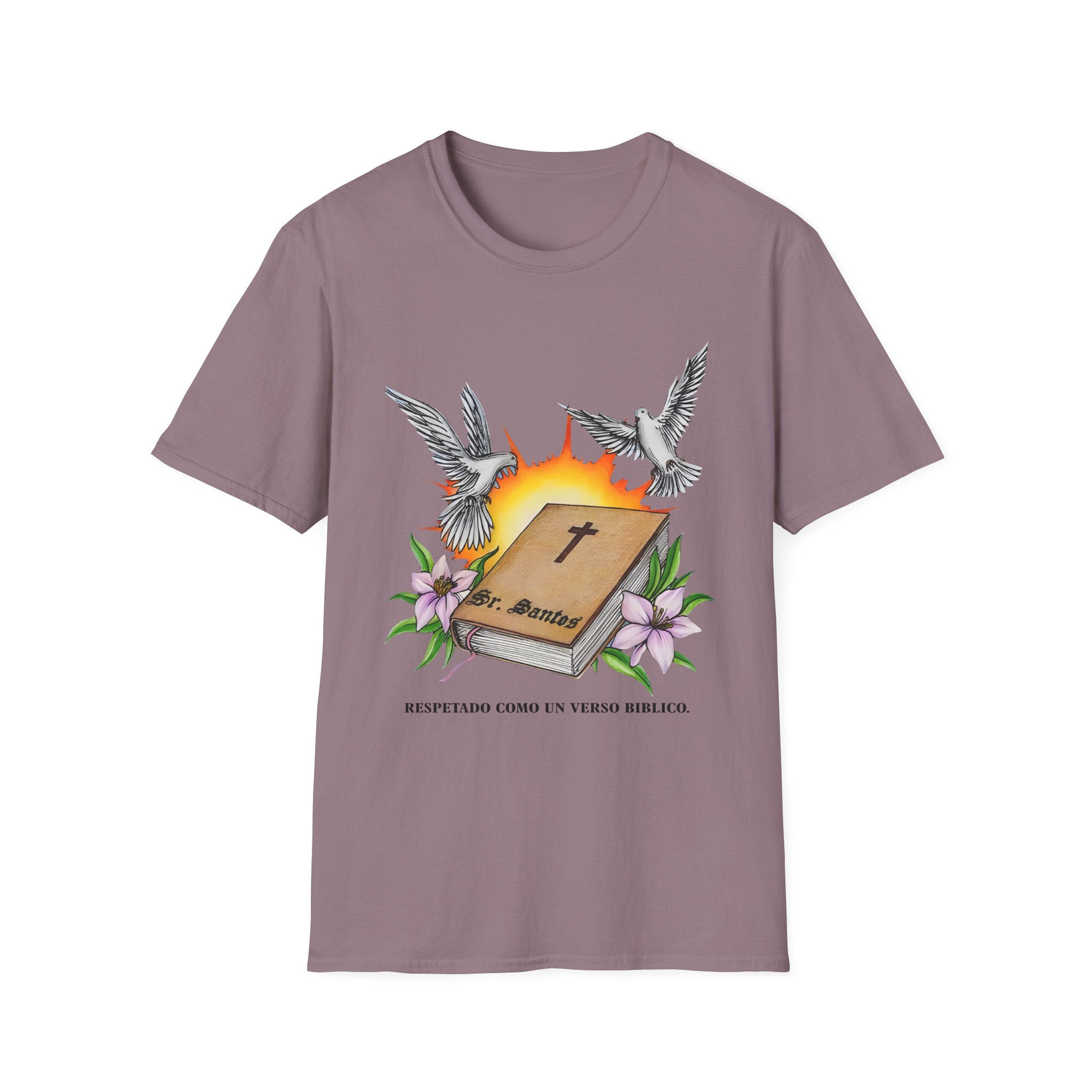 Arcangel Respira Como Un Verso Biblico Unisex Softstyle T-Shirt