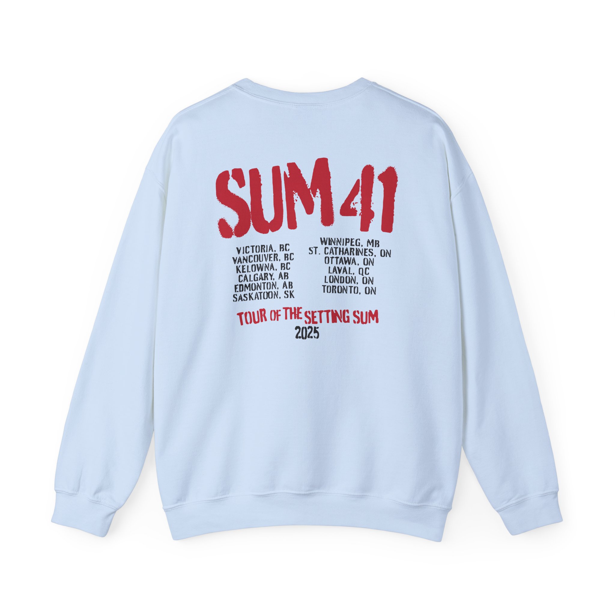 Sum 41 the Final Tour Unisex Heavy Blendâ„¢ Crewneck Sweatshirt