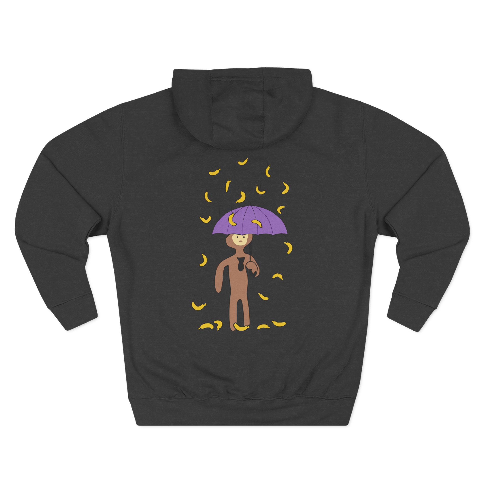 Spoonkid Raining Bananas Three-Panel Fleece Hoodie