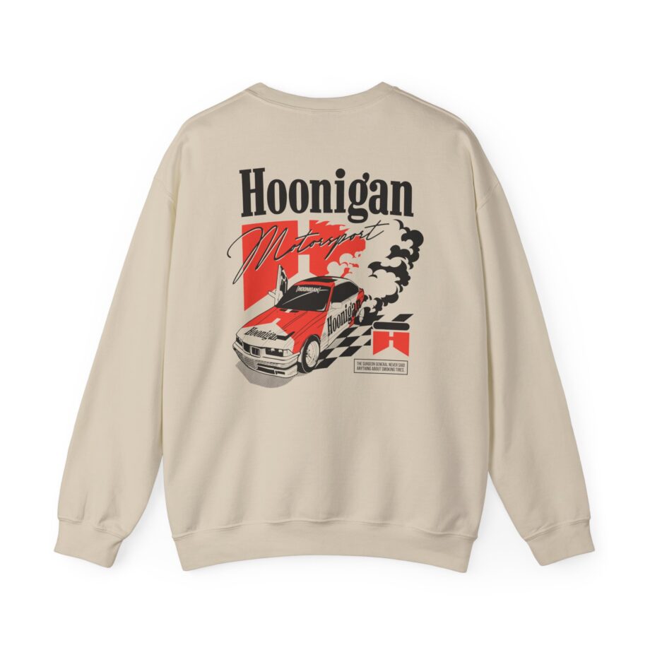 Ken Block Hoonigan Burnout Team  Unisex Heavy Blend™ Crewneck Sweatshirt