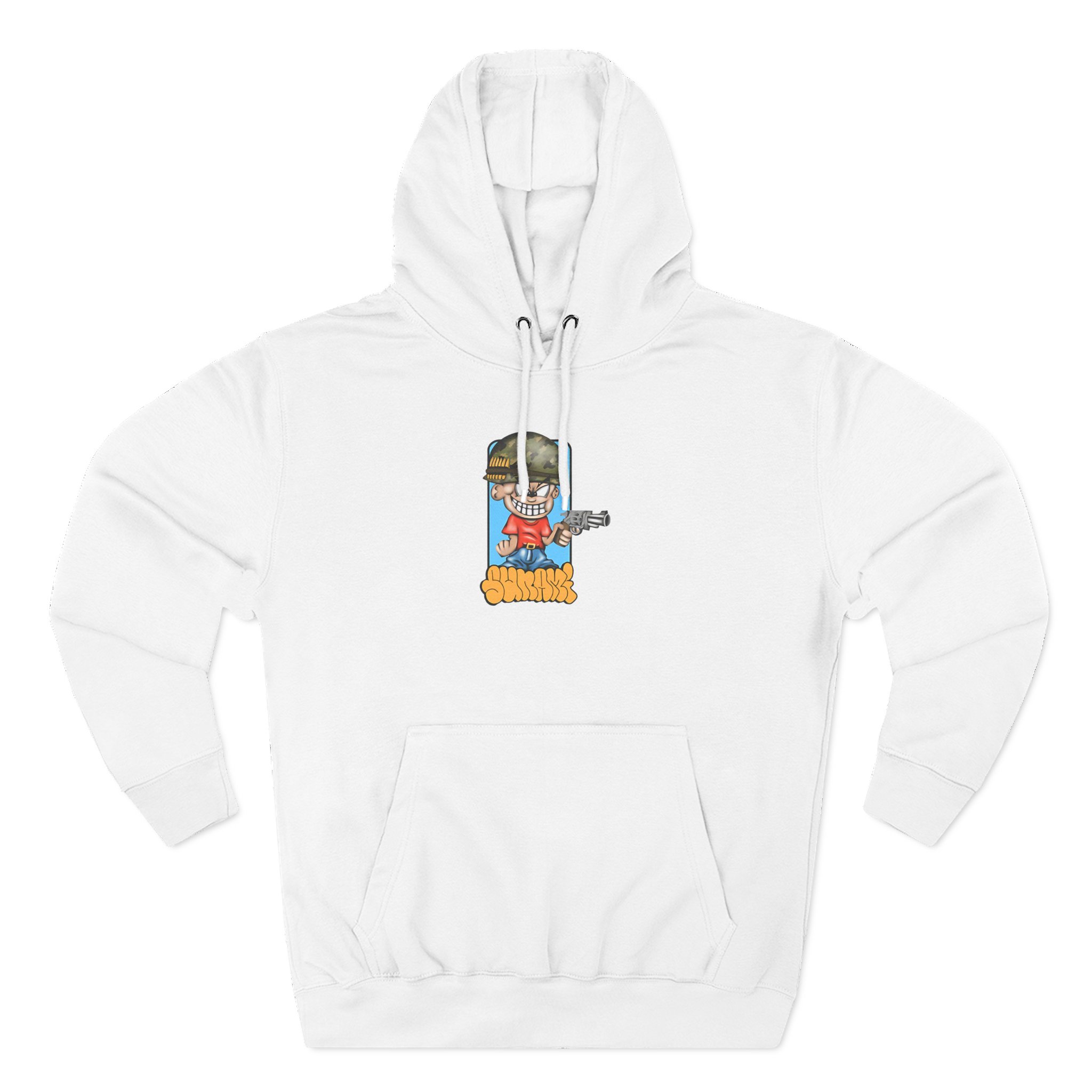 Sunami War is Hell Three-Panel Fleece Hoodie