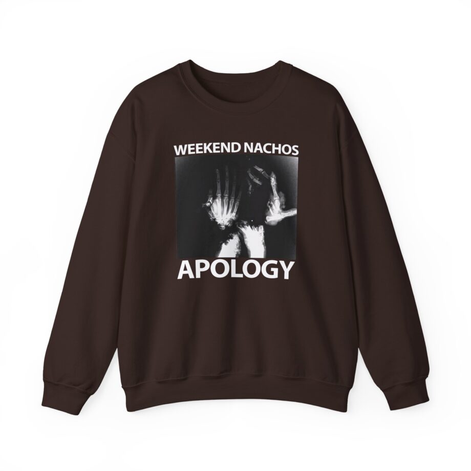 Weekend Nachos Apology Unisex Heavy Blend™ Crewneck Sweatshirt