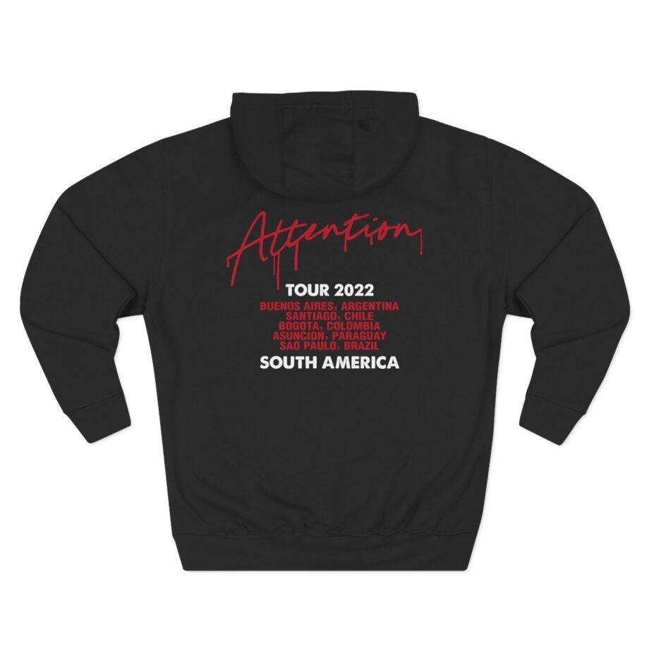Miley Cyrus Serving Face South America Tour Three-Panel Fleece Hoodie